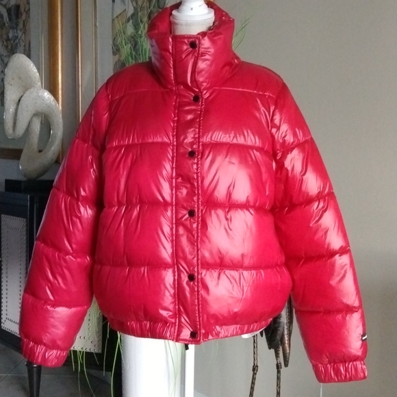 Dkny Jackets & Blazers - DKNY puffer winter coat Cherry 🍒 Red NWT